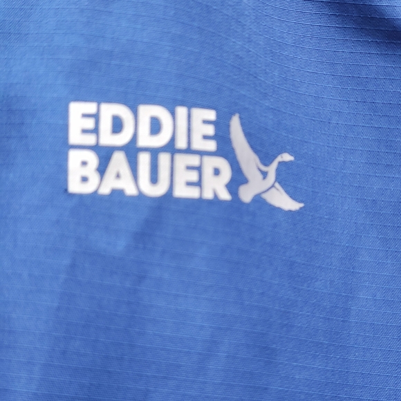 EDDIE BAUER Kids Jacket Size 5/6 Blue Purple Full Zip Shell - Picture 5 of 13